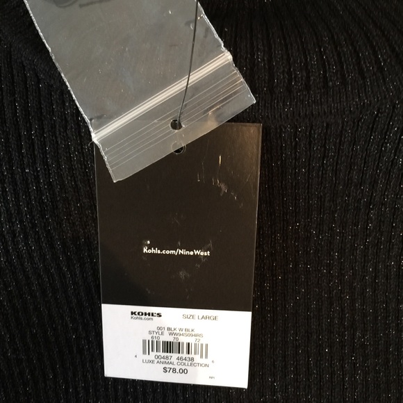 NWT Classy Sweater Dress With Metallic Thread - Picture 9 of 10